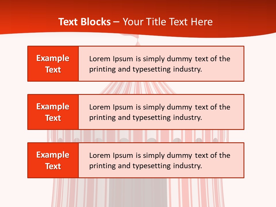 Entertainment Circus Tent PowerPoint Template