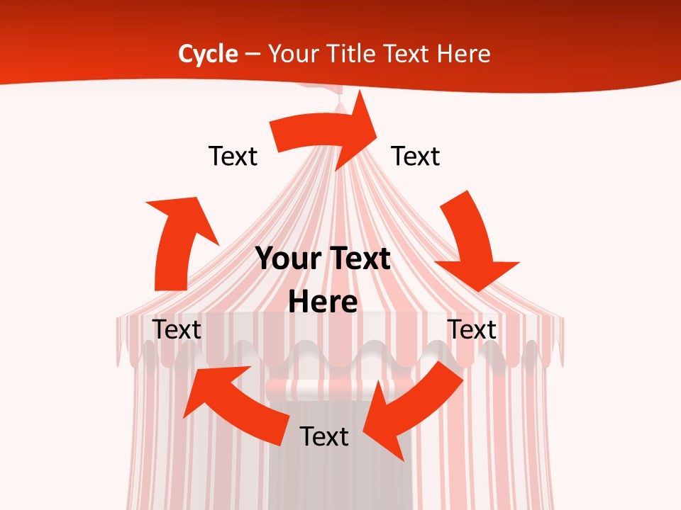 Entertainment Circus Tent PowerPoint Template
