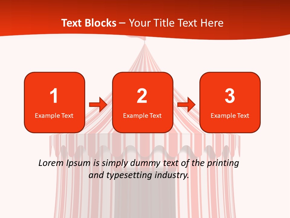 Entertainment Circus Tent PowerPoint Template