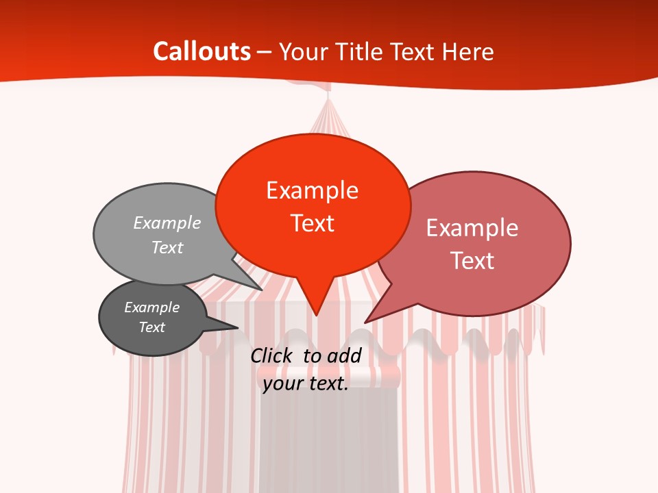 Entertainment Circus Tent PowerPoint Template