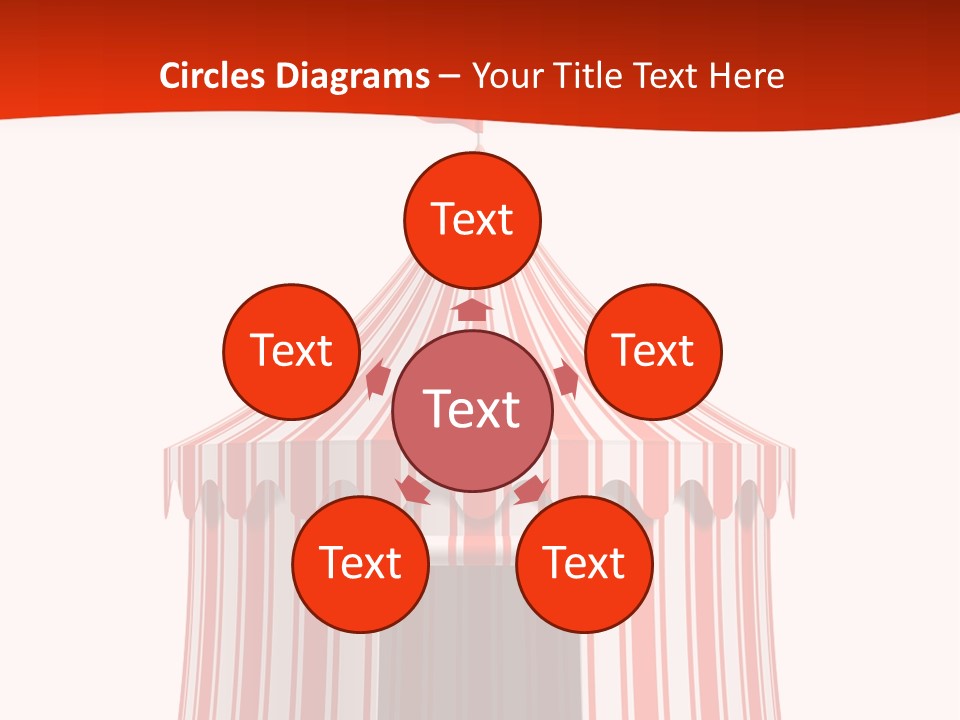 Entertainment Circus Tent PowerPoint Template