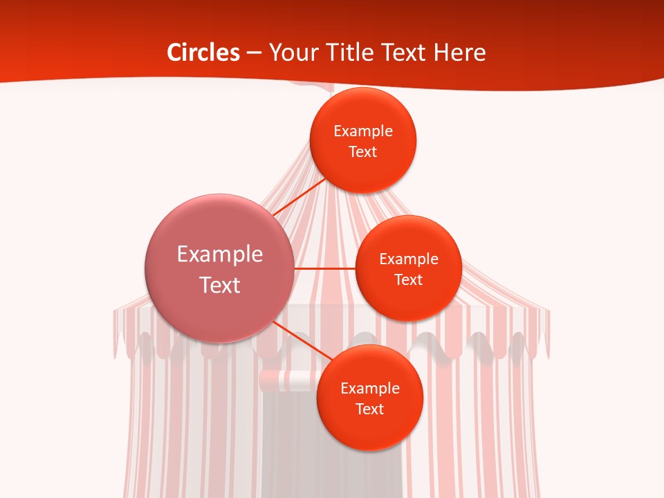 Entertainment Circus Tent PowerPoint Template