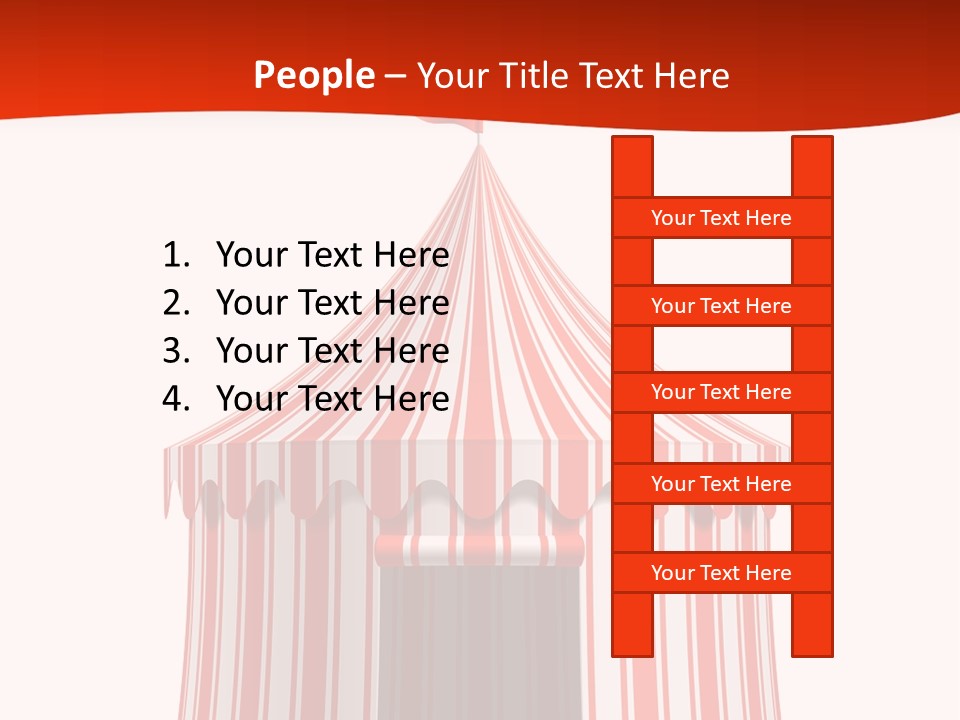 Entertainment Circus Tent PowerPoint Template