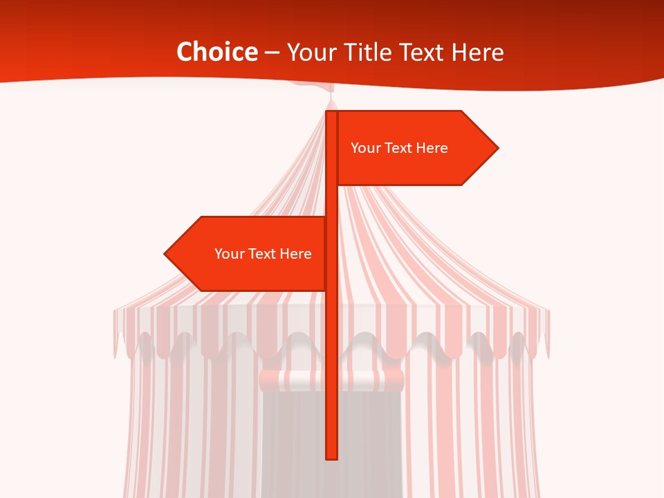 Entertainment Circus Tent PowerPoint Template