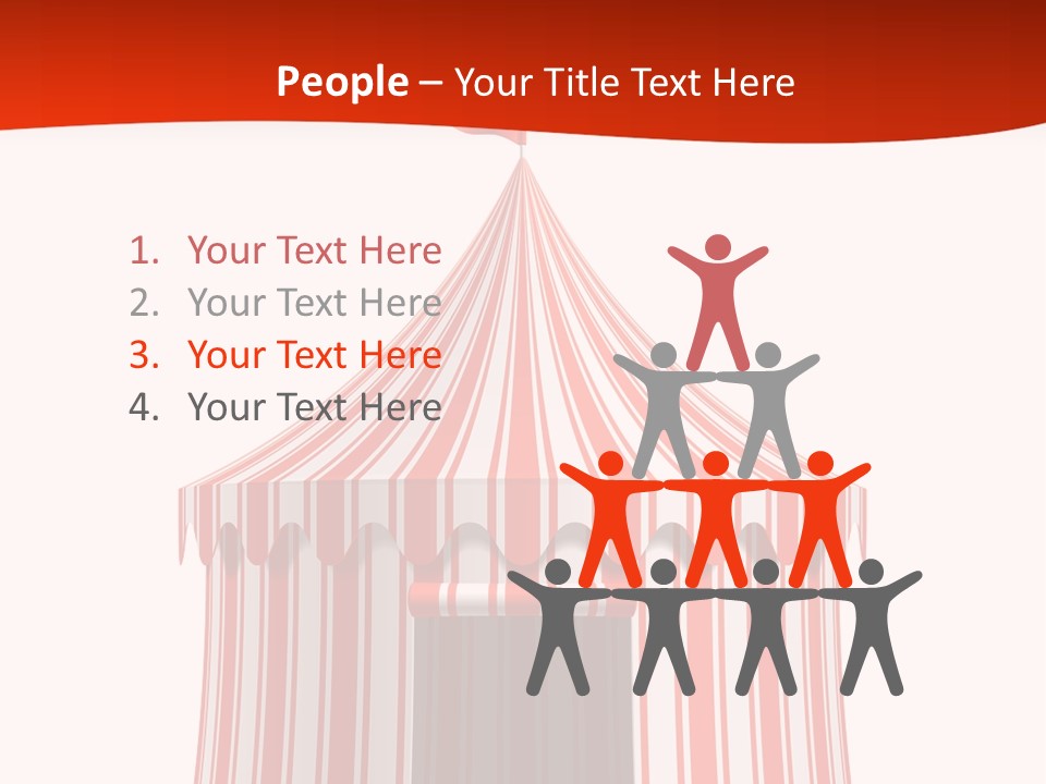 Entertainment Circus Tent PowerPoint Template