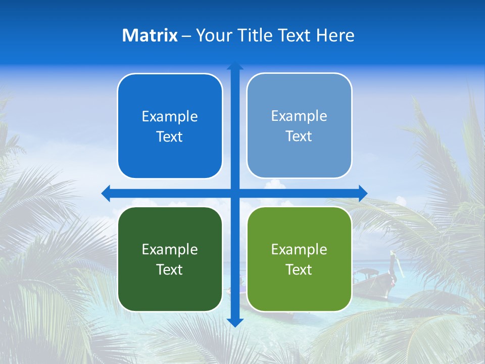 Travel Beautiful Sunshine PowerPoint Template