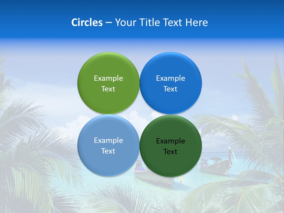 Travel Beautiful Sunshine PowerPoint Template