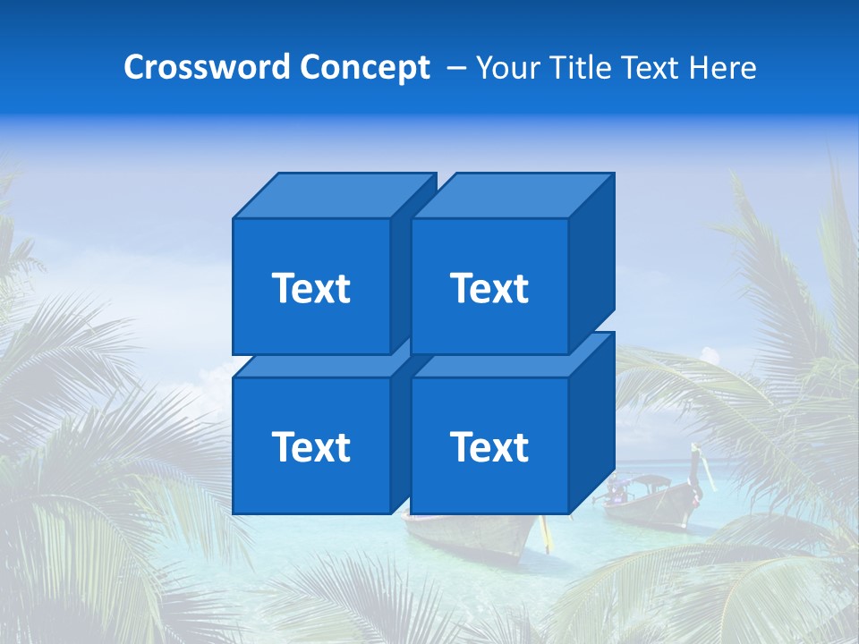 Travel Beautiful Sunshine PowerPoint Template
