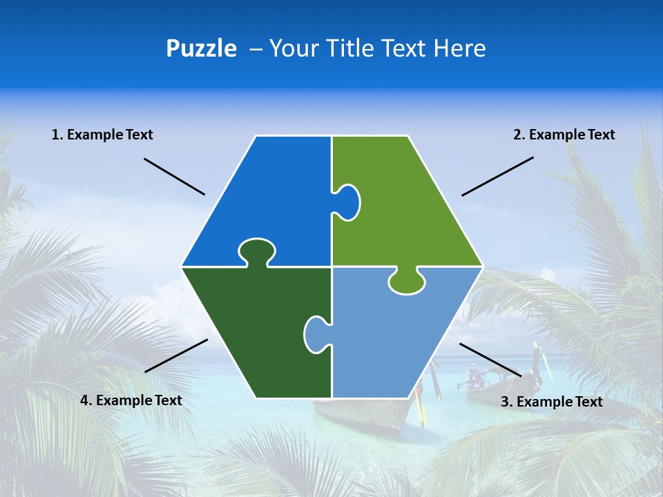 Travel Beautiful Sunshine PowerPoint Template