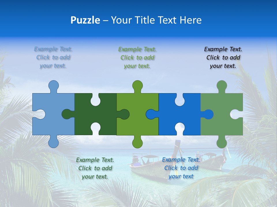 Travel Beautiful Sunshine PowerPoint Template