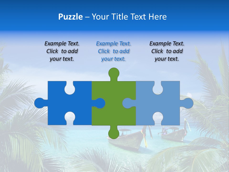 Travel Beautiful Sunshine PowerPoint Template