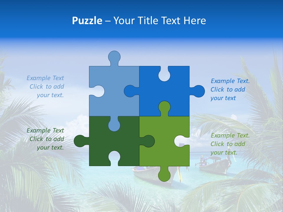 Travel Beautiful Sunshine PowerPoint Template