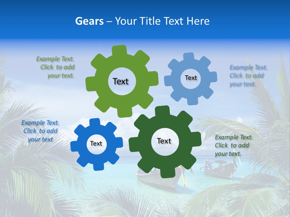 Travel Beautiful Sunshine PowerPoint Template