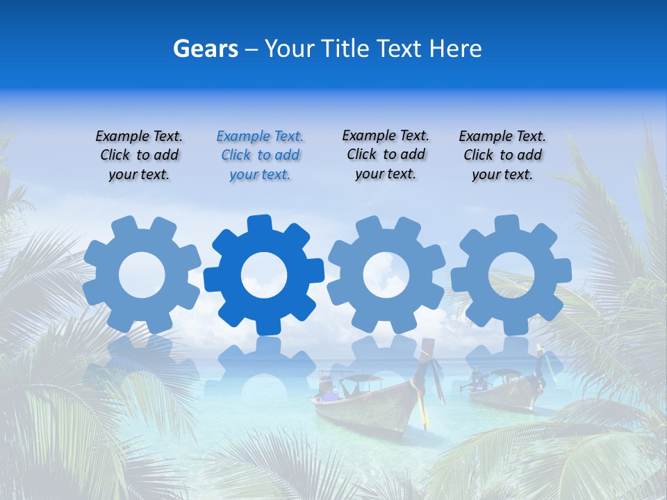 Travel Beautiful Sunshine PowerPoint Template