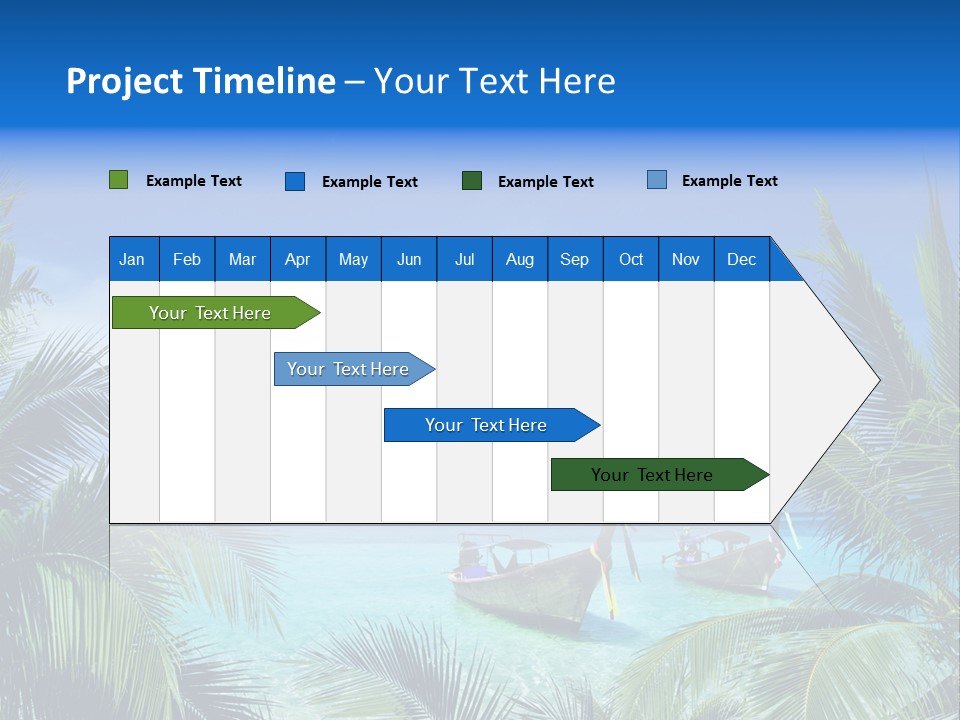 Travel Beautiful Sunshine PowerPoint Template