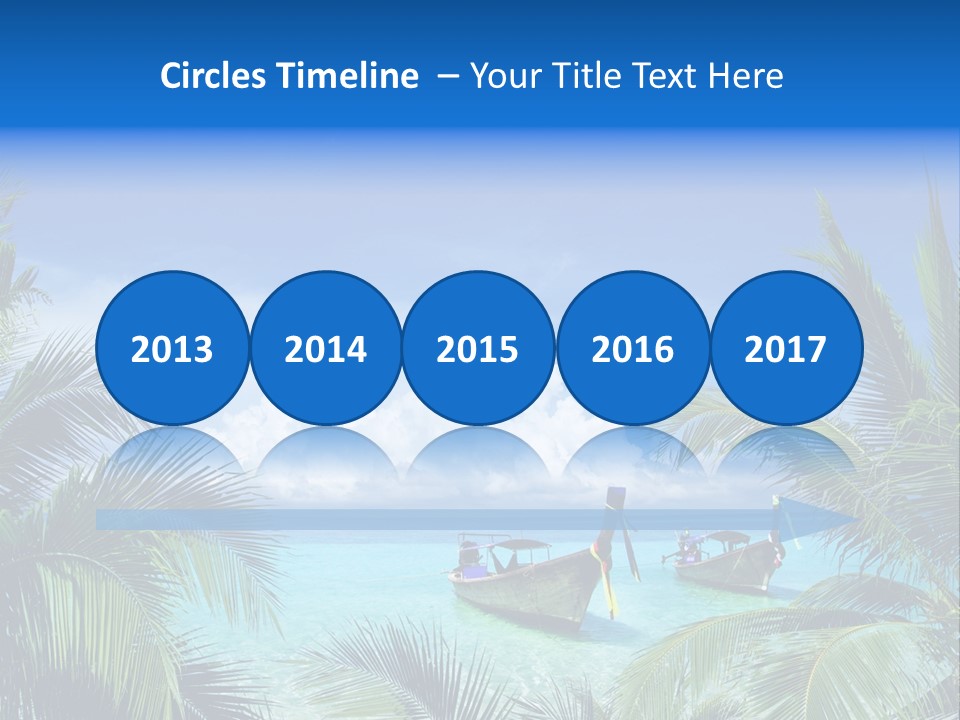 Travel Beautiful Sunshine PowerPoint Template