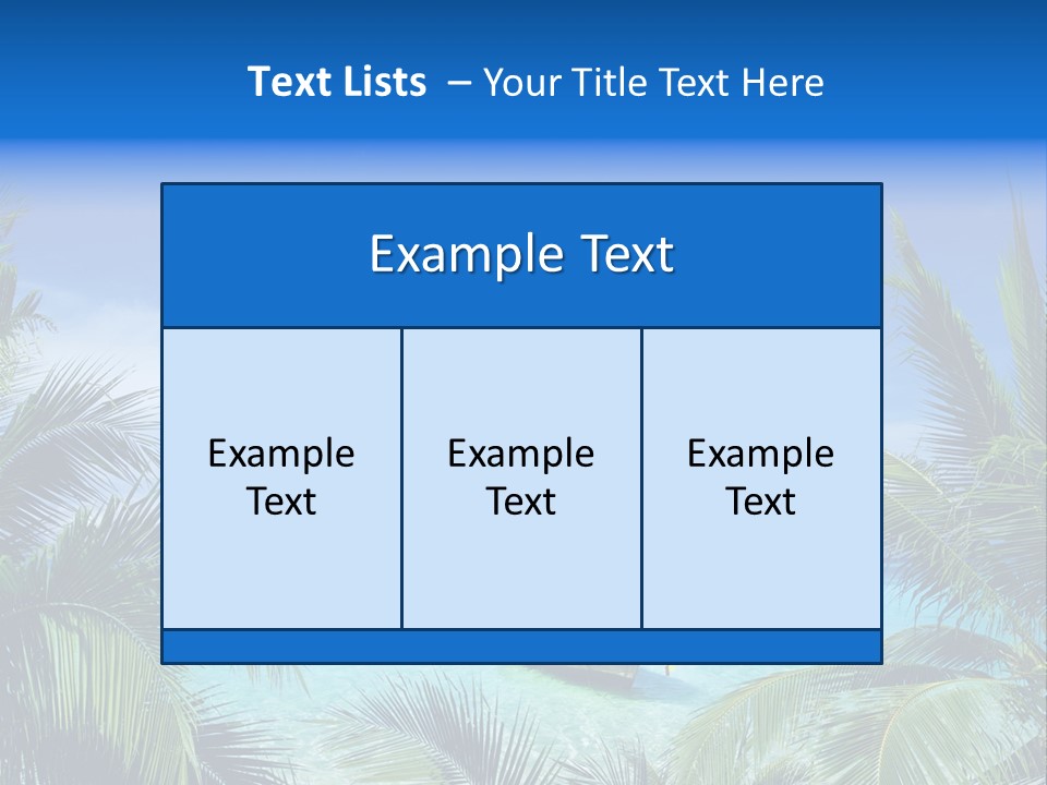 Travel Beautiful Sunshine PowerPoint Template