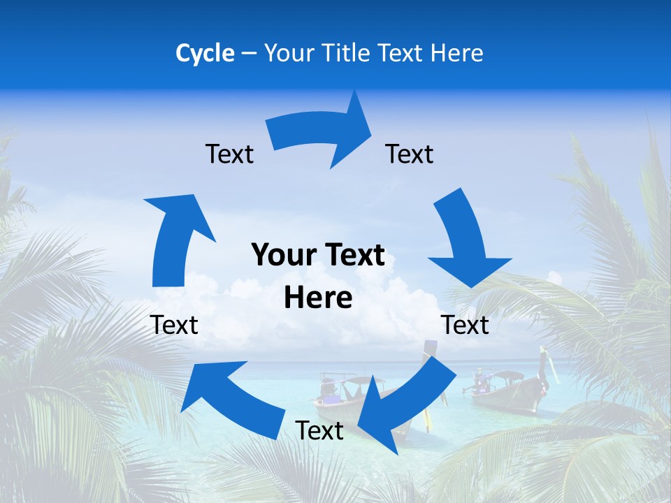 Travel Beautiful Sunshine PowerPoint Template