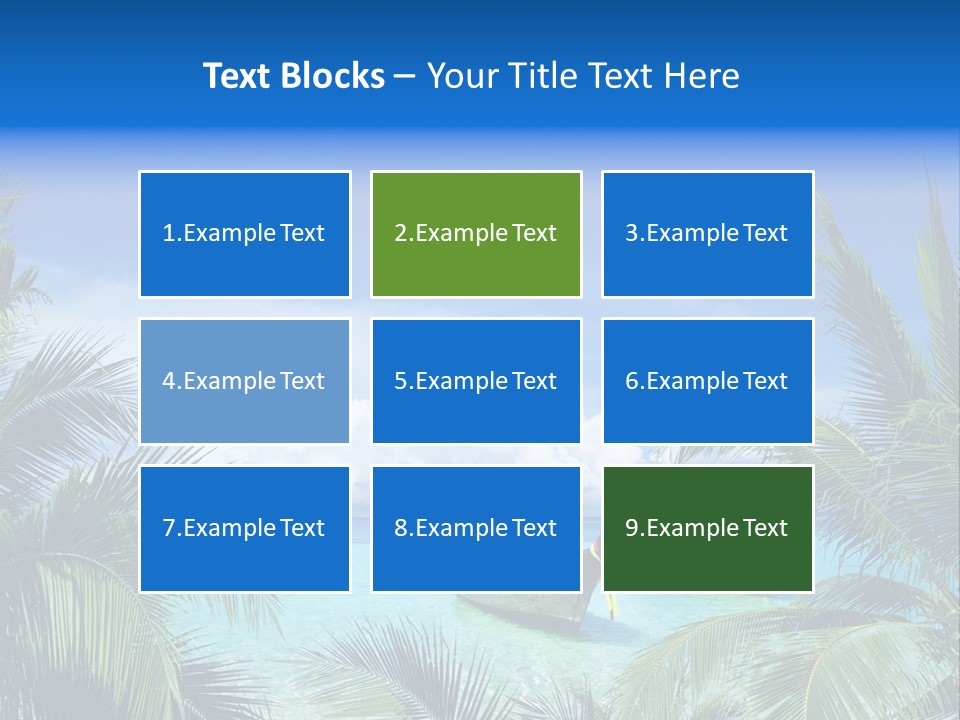 Travel Beautiful Sunshine PowerPoint Template