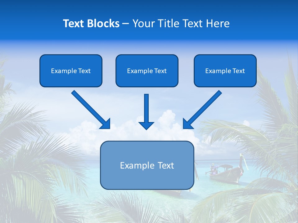 Travel Beautiful Sunshine PowerPoint Template