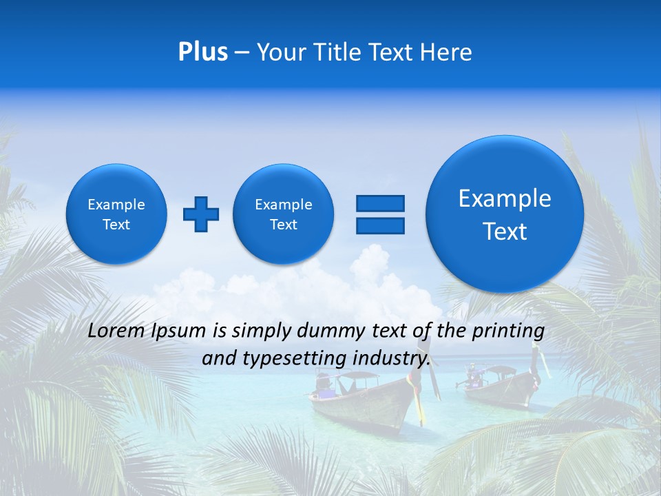 Travel Beautiful Sunshine PowerPoint Template