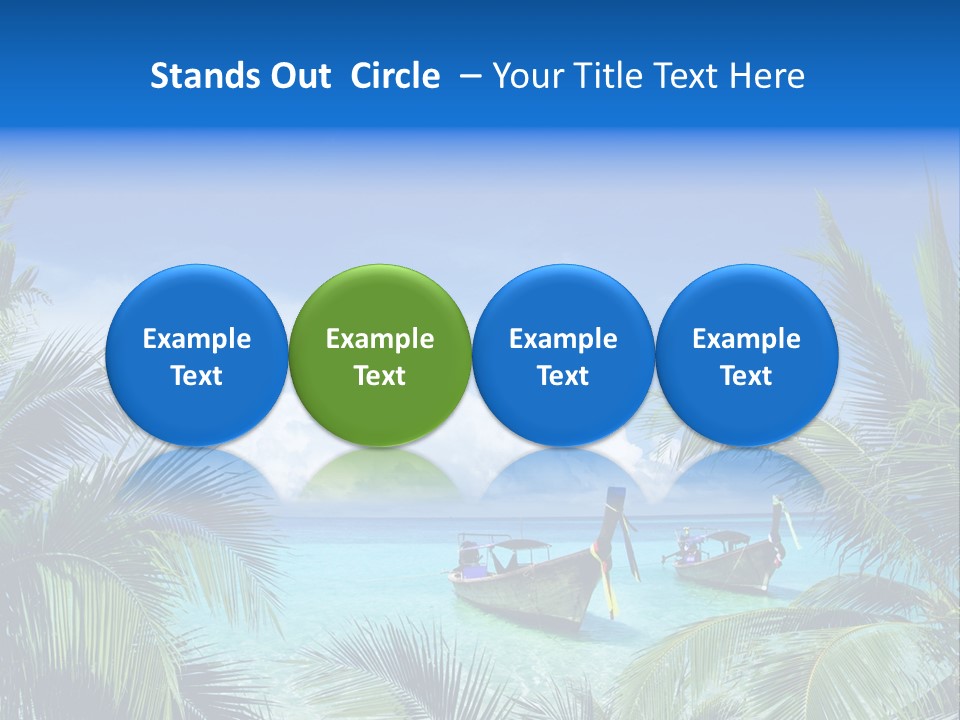 Travel Beautiful Sunshine PowerPoint Template