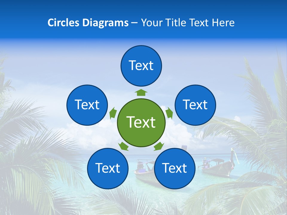 Travel Beautiful Sunshine PowerPoint Template