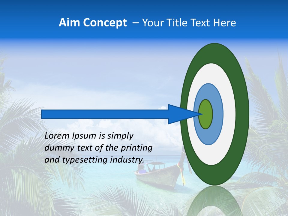 Travel Beautiful Sunshine PowerPoint Template