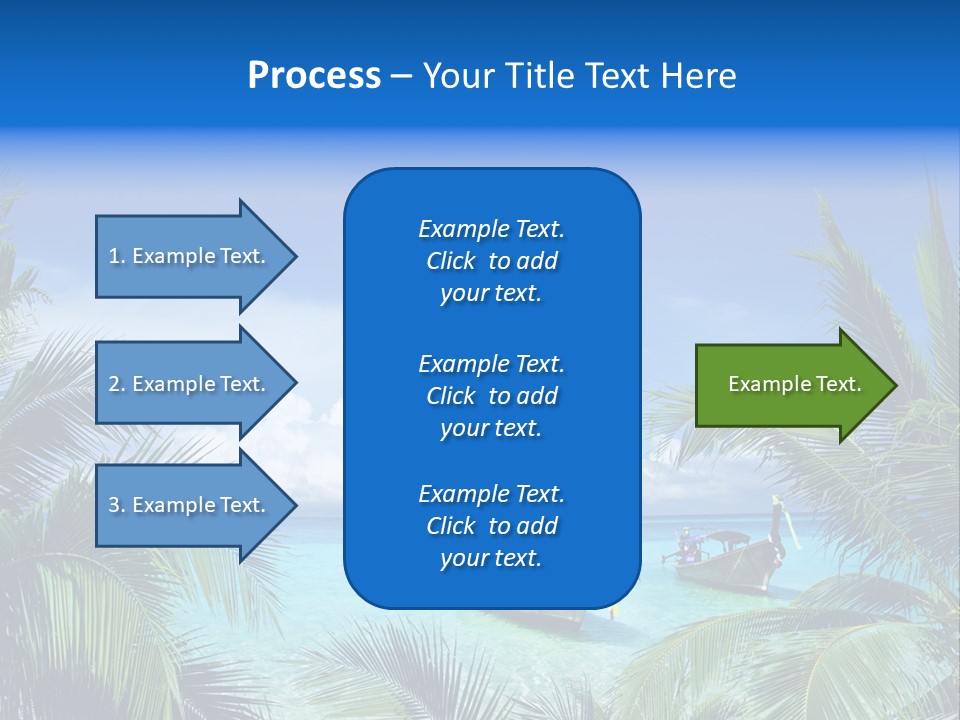 Travel Beautiful Sunshine PowerPoint Template