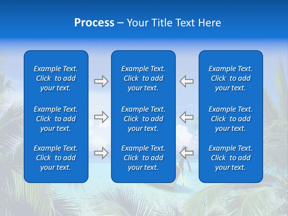 Travel Beautiful Sunshine PowerPoint Template