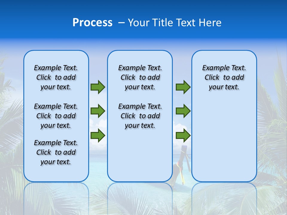 Travel Beautiful Sunshine PowerPoint Template