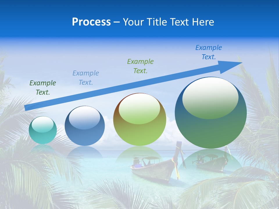 Travel Beautiful Sunshine PowerPoint Template