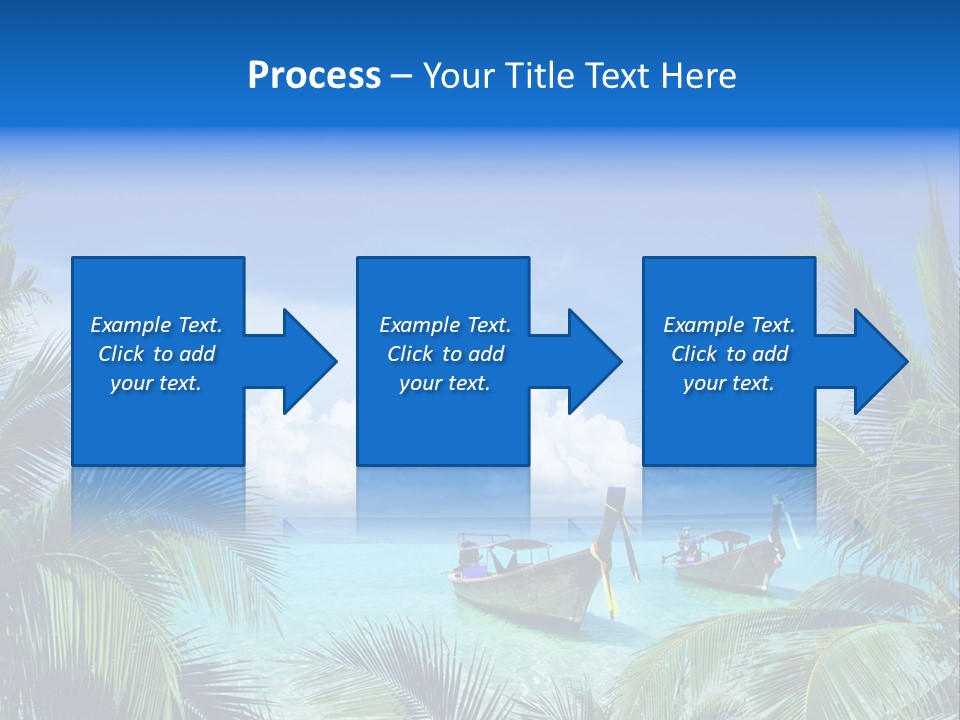 Travel Beautiful Sunshine PowerPoint Template