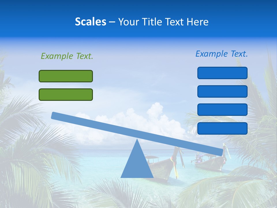 Travel Beautiful Sunshine PowerPoint Template