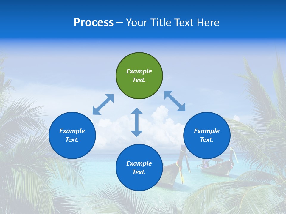 Travel Beautiful Sunshine PowerPoint Template