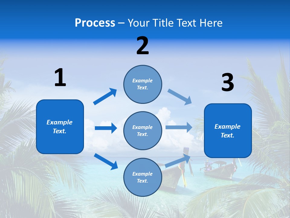 Travel Beautiful Sunshine PowerPoint Template