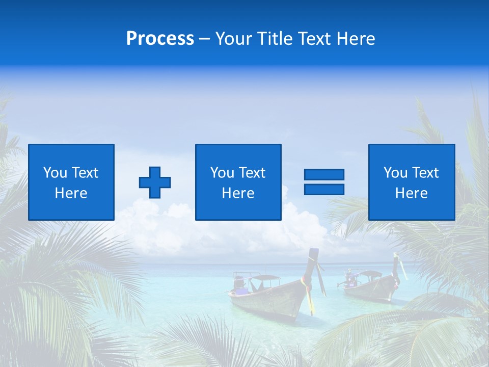 Travel Beautiful Sunshine PowerPoint Template
