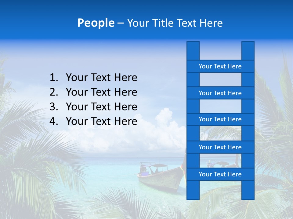 Travel Beautiful Sunshine PowerPoint Template