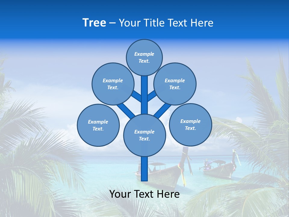 Travel Beautiful Sunshine PowerPoint Template