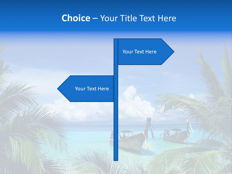 Travel Beautiful Sunshine PowerPoint Template