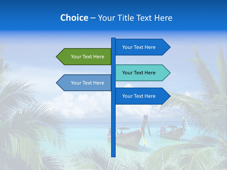 Travel Beautiful Sunshine PowerPoint Template