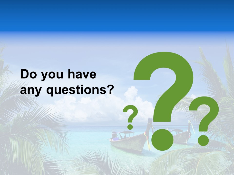 Travel Beautiful Sunshine PowerPoint Template