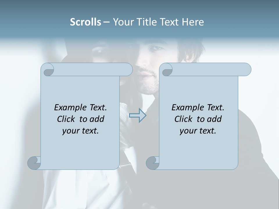Love Two Gorgeous PowerPoint Template