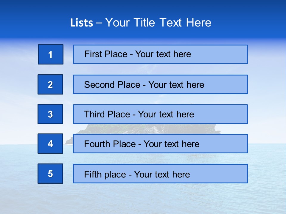 Travel Sunny Destination PowerPoint Template