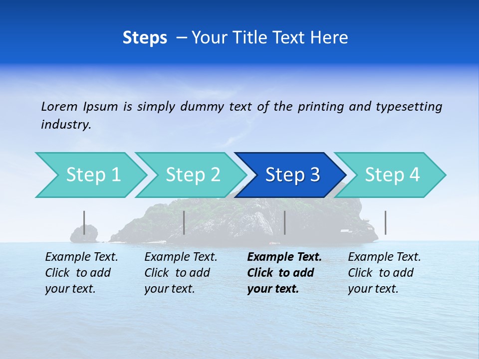 Travel Sunny Destination PowerPoint Template