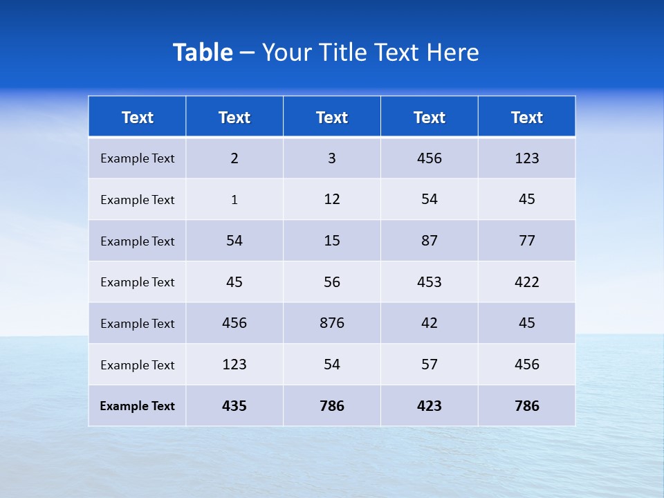 Travel Sunny Destination PowerPoint Template