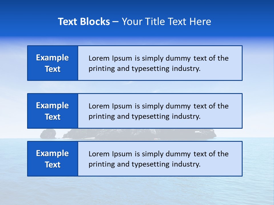 Travel Sunny Destination PowerPoint Template