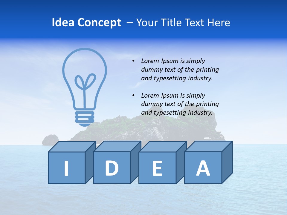 Travel Sunny Destination PowerPoint Template