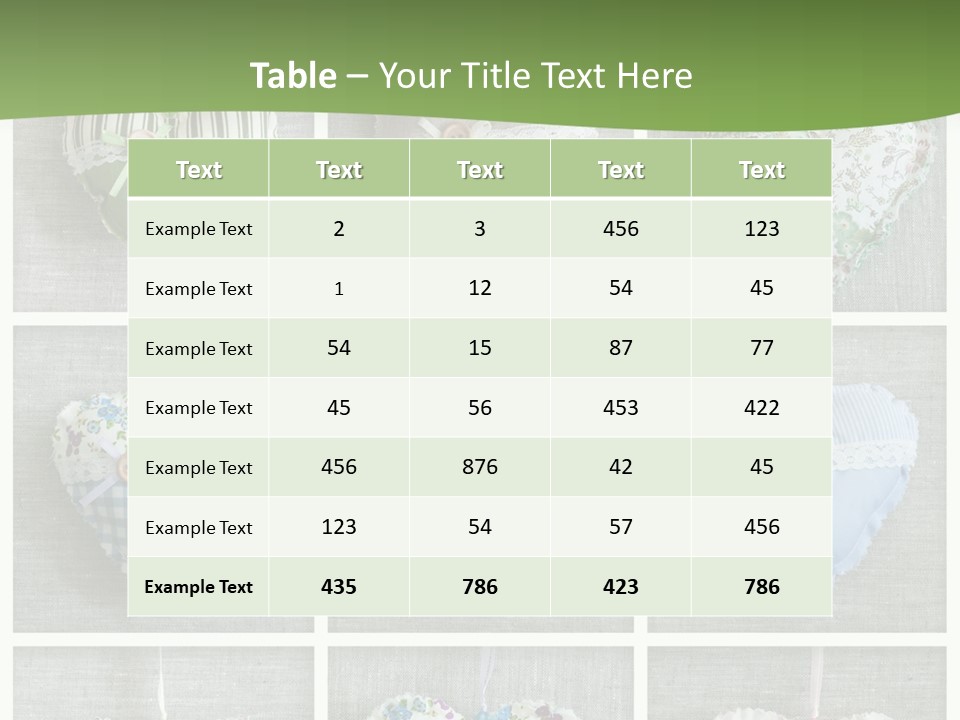 Variation Shabby Chic PowerPoint Template