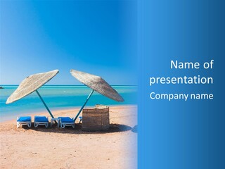 Splashing Vacation Aquatic PowerPoint Template